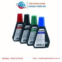 Mực dấu Deli E9874 40ml – màu đỏ (12 cái/hộp)