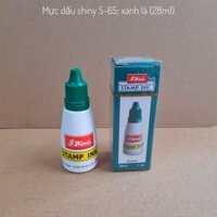 Mực dấu shiny lọ 28ml. - Mực Xanh Lá