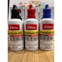Mực đóng dấu Shiny Premium Ink,SI-72 ( Đ ), SI-73( X),SI-71 ( Đen ) (Chính Hãng Shiny ) .