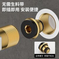 Múc Đồng Thau Van Chặn Nước Đệm Silicon Chống Rò Rỉ Đồng Nguyên Liệu Có Góc Chống Rò Rỉ Phụ Kiện Vòi Đa Năng