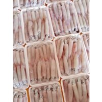 Mực ghim nguyên con 12cm khay 500gr - Hải sản đông lạnh tươi sống chất lượng xuất khẩu