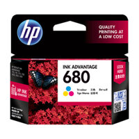 Mực hộp in phun HP 680 Tri-color F6V26AA (Dùng cho máy DeskJet1110/1115/2130/2135/3630/4520/4650)