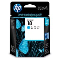 Mực HP OFFICEJET PRO K5300/K5400/L7380/L7580, K8600/ HP 18 Cyan Officejet Ink Cartridge (C4937A)