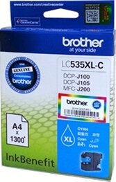 Mực in Brother LC-535XL Cyan Ink Cartridge (LC-535C)