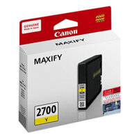 Mực In Canon PGI-2700Y Cho Máy In Canon MAXIFY iB4070, MB5070, MB5370 - Hàng Chính Hãng