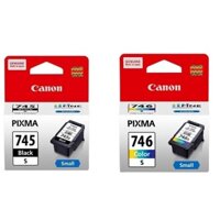 Mực in chính hãng Canon Pixma PG 745s và CL 746s Dùng cho máy Canon TS207 / MG2470 / MG2570 / IP2870 / IP2872 / MG2970