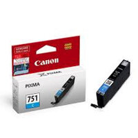 Mực in chính hãng Canon CLI-751XL C  màu xanh dùng cho máy  PIXMA iP7270,MG6370,MG5470,MX727,MX927,MG7570