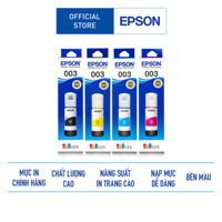 Mực In Chính Hãng Epson 003 Cho Máy L1110/L3110/L3150/L5190/L1216/l1210/L3216/L3210/L3250/L3256/L3550/L5290/L5296/L5590