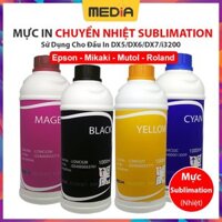 Mực in chuyển nhiệt Media 6080 Sublimation máy in Epson SureColor P,T,F series & Mimaki Mutol Roland