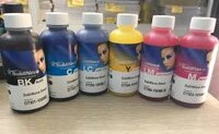 Mực in chuyển nhiệt Sublimation Hàn Quốc InkTec 1000ml (1 lít) Yellow – Màu vàng – Dùng cho máy in Epson