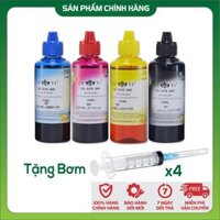 Mực in dành cho máy in HP 1115, HP 1110, HP 1100, HP 2675 bơm tiêm trực tiếp vào hộp mực HP 680, HP 61 - Vàng - Yellow