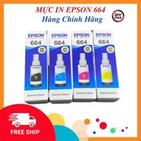 Mực in Epson 664 sử dụng cho máy in Epson L110/ L210/ L350/ L550/ L1300 - Hàng chính hãng