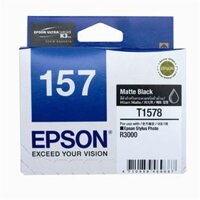 Mực in Epson T157 Matte Black Ink Cartridge (C13T157890)