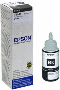 Mực in Epson T6641 C13T664100 dùng cho máy in Epson L110, L210, L300, L350 Black - màu Đen