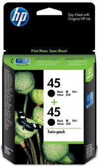 Mực in HP 45 2-pack Black Original Ink Cartridges (CC625AA)