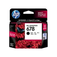 Mực in HP 678 Black Original Ink Advantage Cartridge (CZ107AA)