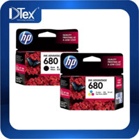 Mực in HP 680 - Combo Đen và Màu - Hàng Chính Hãng