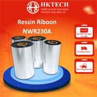 Mực in mã vạch, in tem nhãn Wax Resin Ribbon NWR230A khổ 110x300m