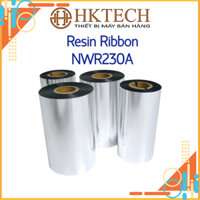 Mực in mã vạch, in tem nhãn Wax Resin Ribbon NWR230A  khổ 110x300m