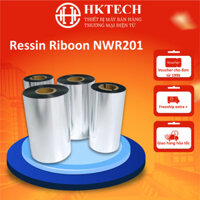 Mực in mã vạch, in tem nhãn Resin Ribbon NWR201 khổ 110x300m