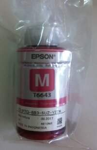 Mực in màu chính hãng Epson T6643- Màu đỏ