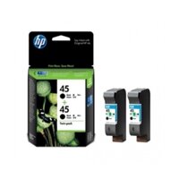 Mực in Phun HP 45 2-pack Black Original Ink Cartridges Đen CC625AA - Hàng Chính Hãng