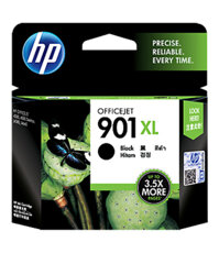 Mực in phun màu đen hiệu suất cao HP 901XL (CC654AA)