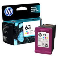 Mực in phun màu HP 63 (màu) dùng cho máy HP Deskjet 1110, 1112, 2130, 2132, 3630
