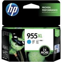 Mực in phun màu HP 955XL Cyan (L0S63AA) – Màu xanh – Dùng cho máy in HP OfficeJet Pro 8710, HP 8720, HP 8730