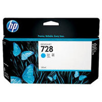 Mực in Phun màu xanh HP 728 130ml Cyan DesignJet Ink Cartridge (F9J67A) – Dùng cho máy in HP T830