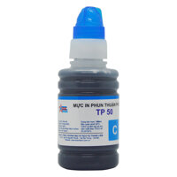 Mực in phun Thuận Phong TP50 100ml dùng cho tất cả các dòng máy in phun Epson, HP, Canon - Hàng Chính Hãng - Xanh