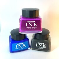 Mực Ink 30ml mực lọ tẩy xóa được, mực bút máy ( S205, S202, sh070,GB011 )