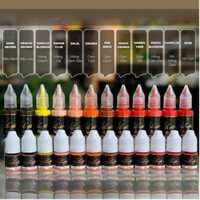 Mực Light Yumi bong đậm chuyên dùng phun mày, môi, mí