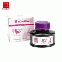 Mực lọ Hồng Hà màu tím 3468 - dành cho bút máy dung tích 60ml