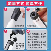 Mực nạp lại bút đánh dấu bảng trắng Deli, màu đen, đỏ, xanh, dễ xóa, mực đặc biệt cho bảng trắng