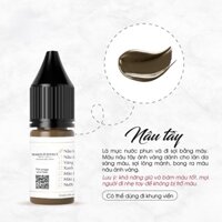 Mực NÂU TÂY phun xăm chân lông mày Makeup Effect siêu bám dành cho Phun và Sợi Viết cho Đặng Duy Hiếu