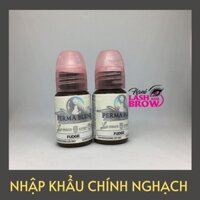 Mực phun xăm CHÍNH HÃNG - Mực xăm mày - Nâu Tự Nhiên - PERMA BLEND FUDGE