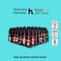 Mực Phun Xăm Makeup Hữu Cơ Bám màu nhanh, màu bong trong đẹp tự nhiên