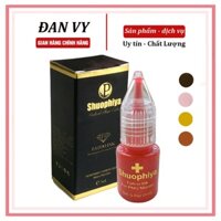 Mực phun xăm Shuophiya chính hãng, mực xăm môi mày mí bám nhanh bong đậm lọ 5ml