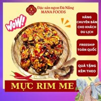 Mực rim me, mực khô rim sa tế me, khô mực nhà làm ăn vặt đặc sản Đà Nẵng MANA FOODS