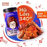 Mực rim sa tế 340gr I Dì năm sài gòn I mực loại 1, sa tế chuẩn miền trung, đồ ăn vặt xịn I cay vừa siêu ngon siêu dính