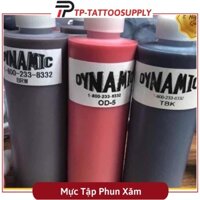 Mực Tập Phun Xăm Chai To DYNAMIC - 240ml, Chuyên Phun Xăm Trên Da Giả TP-TATTOOSUPPLY