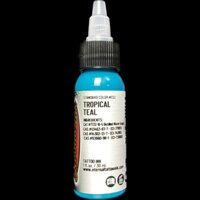 Mực xăm Enternal màu xanh dương BERMUDA BLUE  - Mực màu xăm Chính Hãng - chai 1oz = 30ml - Trần Chương Tattoo Shop