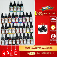 Mực xăm Eternal chính hãng1/2oz - mực xăm tattoo 32 tông màu  - Mực xăm an toàn nhập khẩu USA