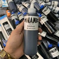 Mực xăm hình màu đen dynamic chính hãng 8oz