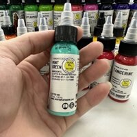 Mực xăm hình màu xanh mint green chính hãng eternal