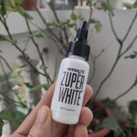 Mực xăm INTENZE Zuper màu Trắng lên da 30ml