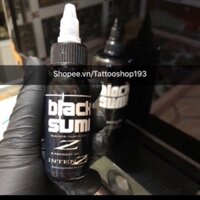 Mực xăm màu đen xì Black sumi 30ml