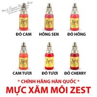 Mực xăm môi ZEST chính hãng Hàn Quốc - Môi lên màu tươi, đẹp tự nhiên, không khô, không xỉn màu