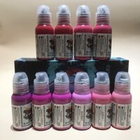 Mực xăm tattoo World Famous tông màu HỒNG (PINK) chai 1oz